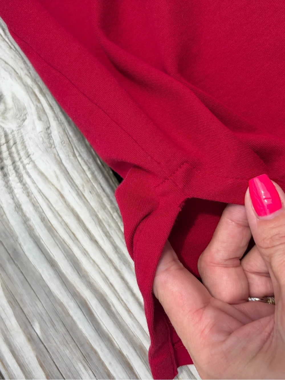 Ralph Lauren Polo Knit Shirt Mens L Button Pullover Red Collared Cotton FLAW